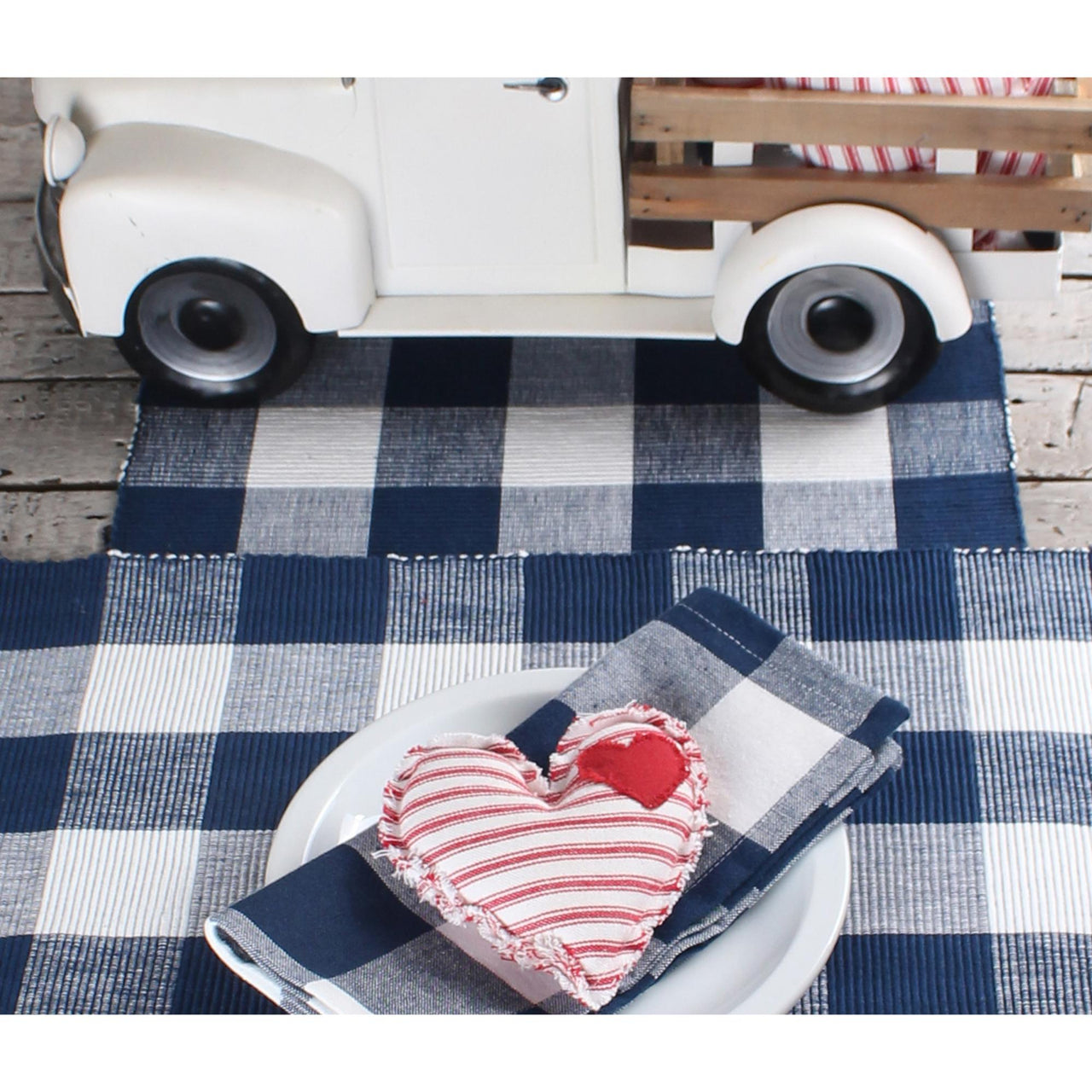 Buffalo Check Navy Blue Placemat  Set of 6 PM511014