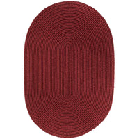 WearEver Area Rug - Oval - S005 Colonial Red