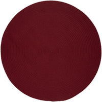 WearEver Area Rug - Round - S005 Colonial Red