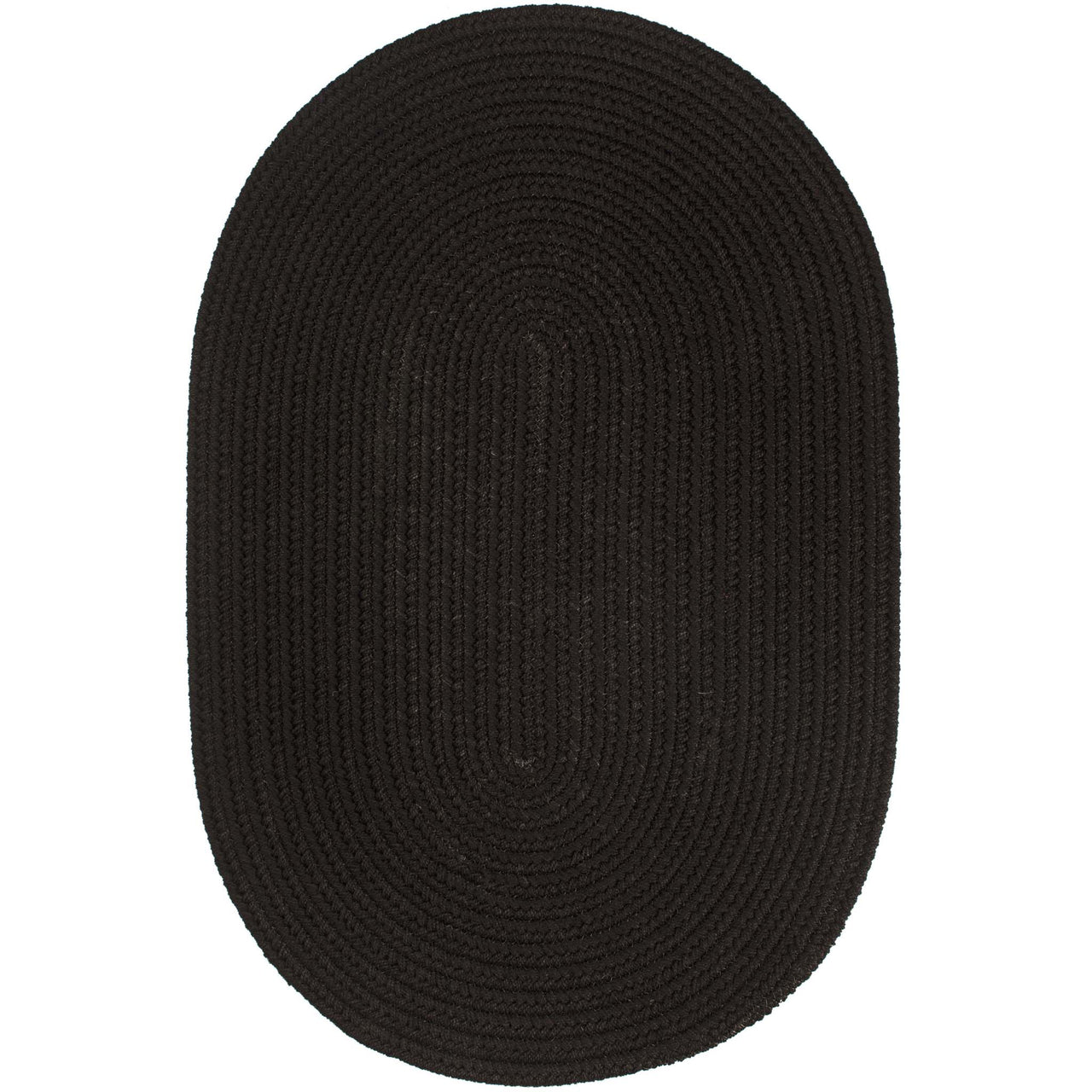 WearEver Area Rug - Oval - S016 Black