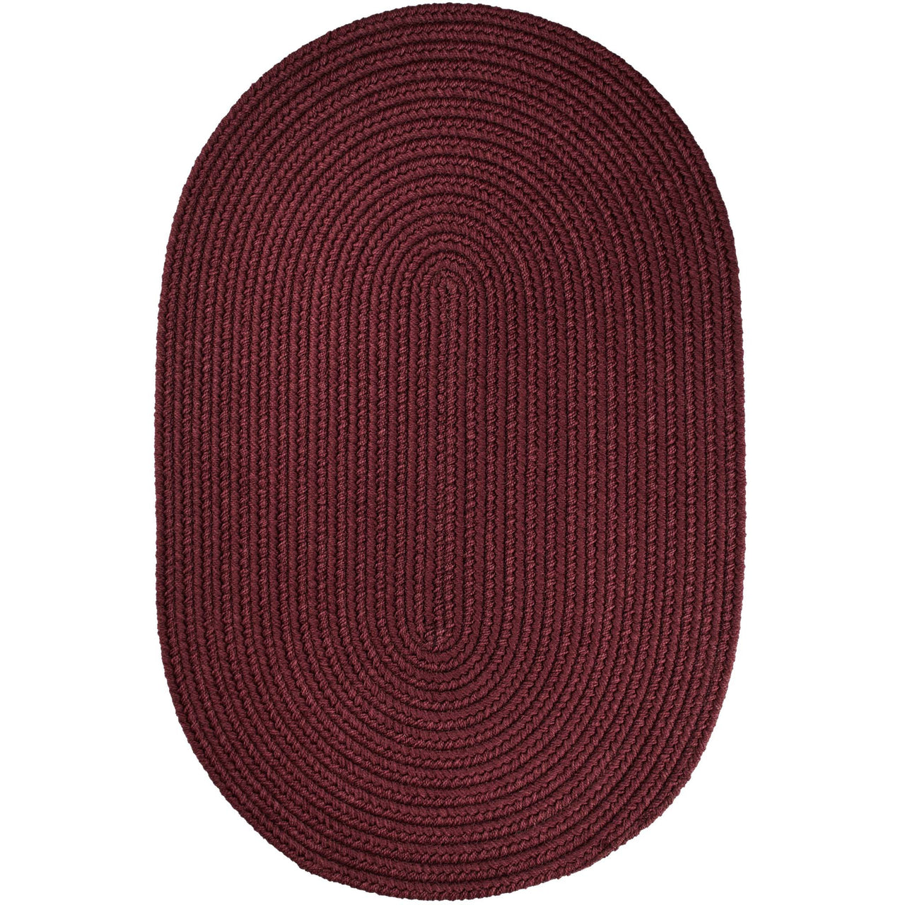 WearEver Area Rug - Oval - S022 Burgundy