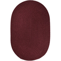 WearEver Area Rug - Oval - S022 Burgundy