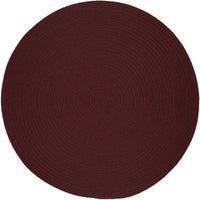 WearEver Area Rug - Round - S022 Burgundy