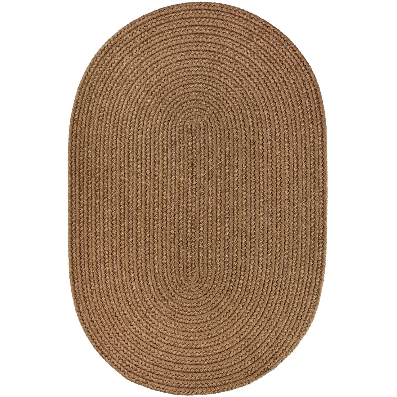 WearEver Area Rug - Oval - S025 Light Brown