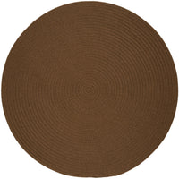 WearEver Area Rug - Round - S025 Light Brown