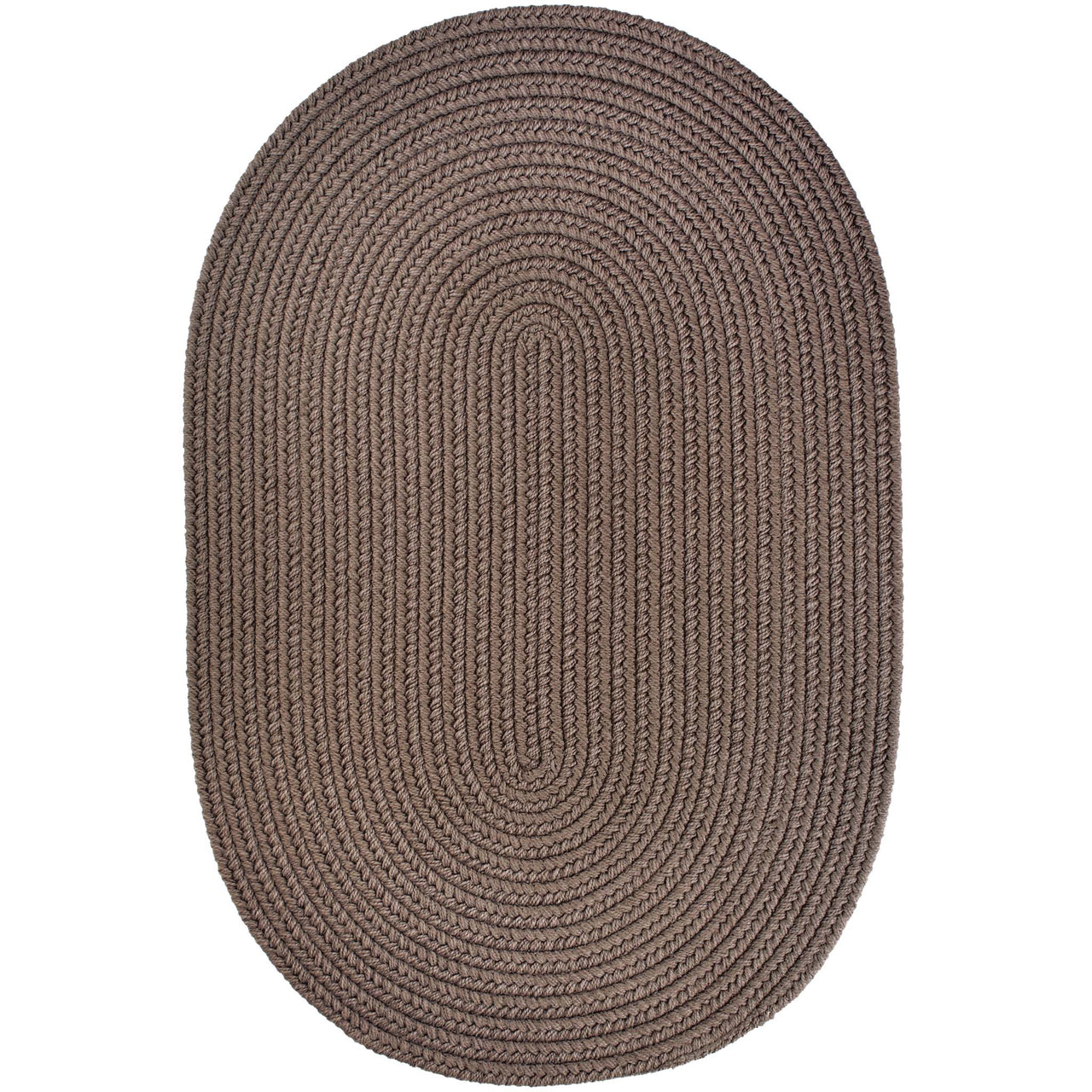 WearEver Area Rug - Oval - S026 Dark Taupe