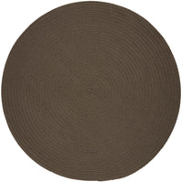 WearEver Area Rug - Round - S026 Dark Taupe