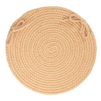 Wool Solids Chair Pad - S101 Wheat