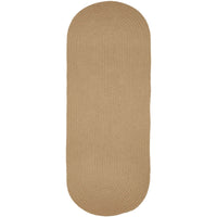 Wool Solids Area Rug - Runner - S101 Wheat