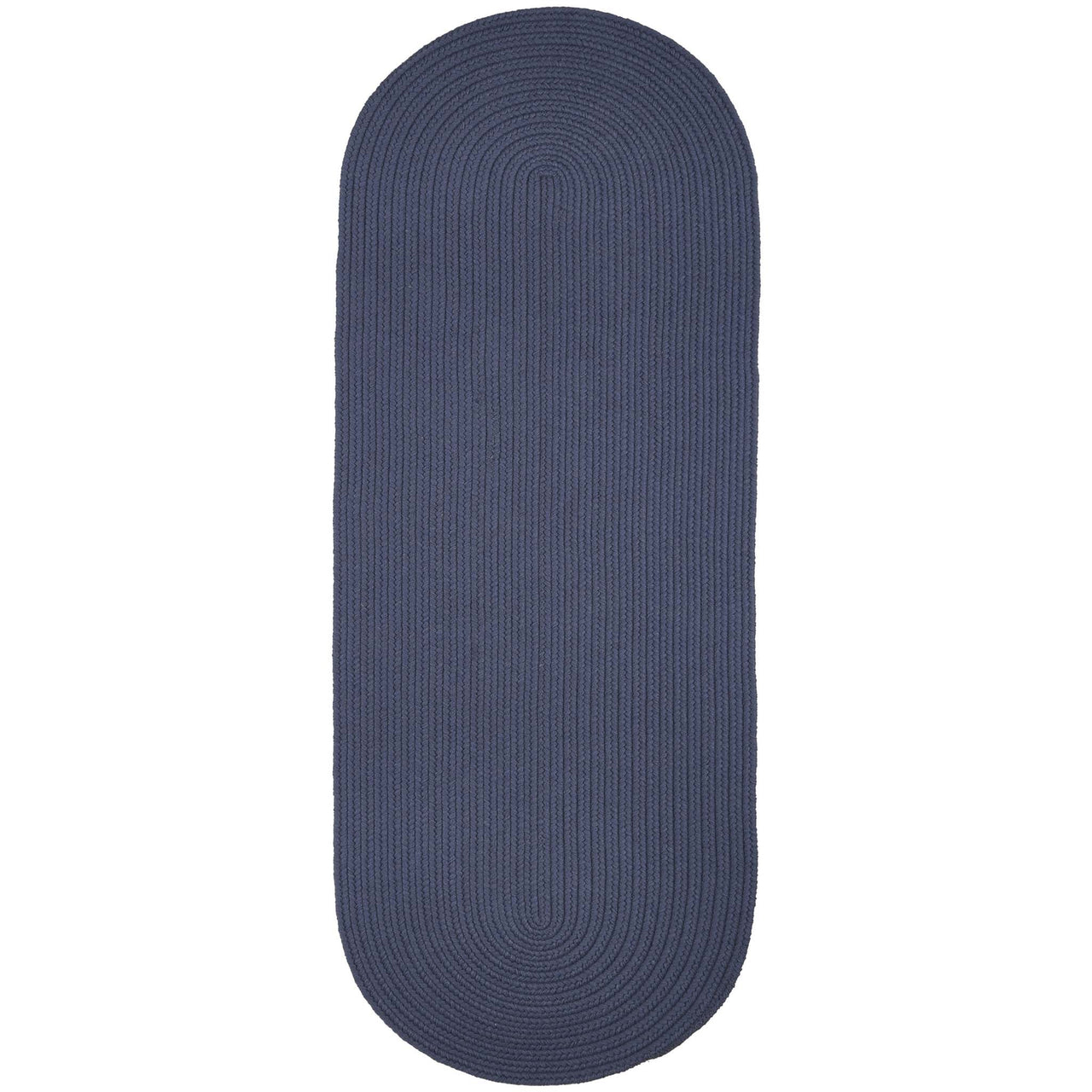 Wool Solids Area Rug - Runner - S102 Sailor Blue