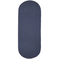 Wool Solids Area Rug - Runner - S102 Sailor Blue