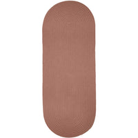 Wool Solids Area Rug - Runner - S106 Old Rose
