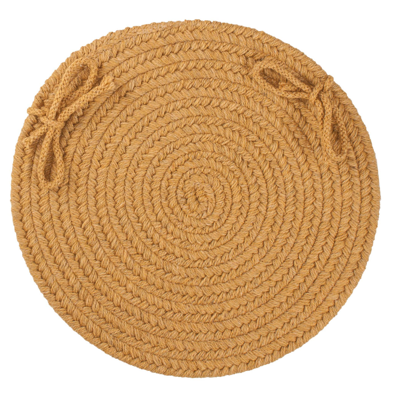 Wool Solids Chair Pad - S109 Vintage Gold