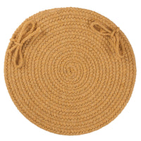 Wool Solids Chair Pad - S109 Vintage Gold