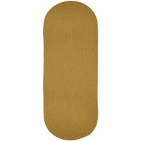 Wool Solids Area Rug - Runner - S109 Vintage Gold