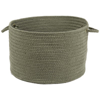 Wool Solids Basket - S111 Moss