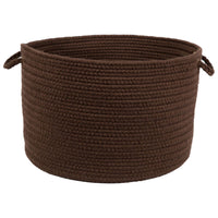 Wool Solids Basket - S116 Walnut