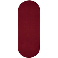 Wool Solids Area Rug - Runner - S120 Scarlet