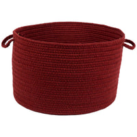 Wool Solids Basket - S121 Barn Red