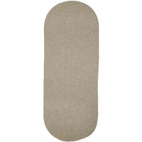 Wool Solids Area Rug - Runner - S123 Light Grey