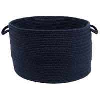 Wool Solids Basket - S156 Navy