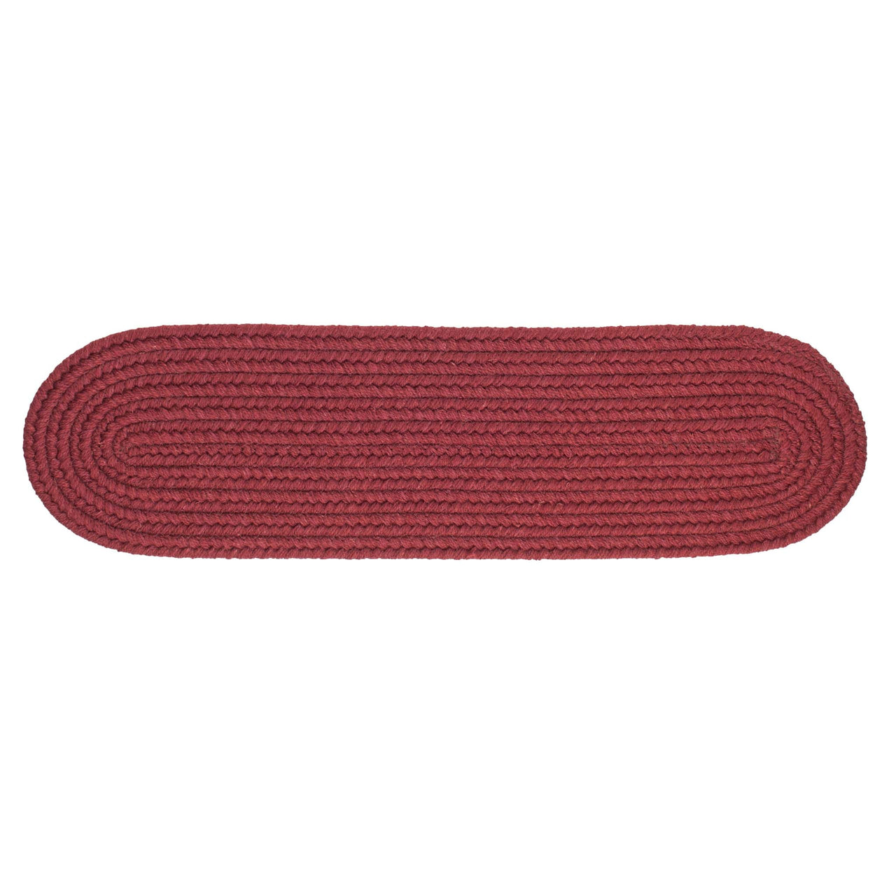 Wool Solids Stair Tread - S157 Red Wine