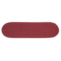 Wool Solids Stair Tread - S157 Red Wine