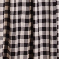 Black Buttermilk Buffalo Check Shower Curtain SC510011