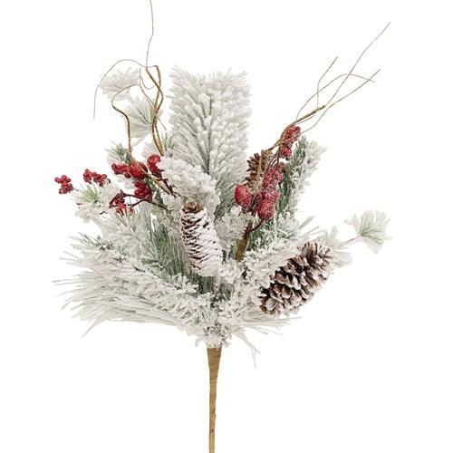 Frosty Pines & Berries Bush 23 - The Fox Decor