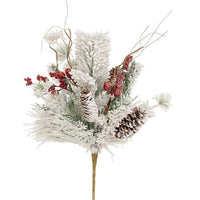 Frosty Pines & Berries Bush 23 - The Fox Decor