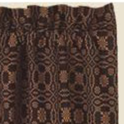 Black Mustard Lover?œ????ƒ?›??S Knot Jacquard Swag Lined - Interiors by Elizabeth