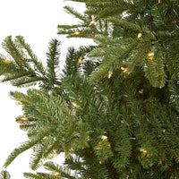 Thumbnail for 9’ Layered Washington Spruce Artificial Christmas Tree with 750 Clear LED Lights and 2055 Bendable Branches