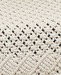 Macrame Natural Table Runner 45 In T4011012
