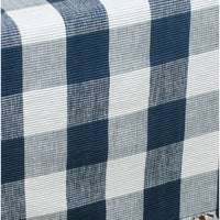 Buffalo Check Navy Blue Table Runner 14x45 T4511014