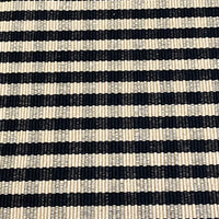 Black Nutmeg Heritage House Check Black Table Runner - Interiors by Elizabeth