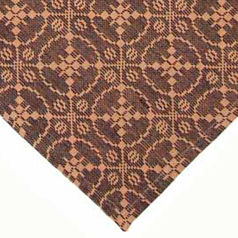 Black Tan Marshfield Jacquard Table Runner - Interiors by Elizabeth