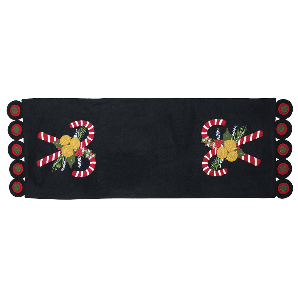 Candy Canes  Table Runner - Interiors by Elizabeth