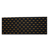 Pineapple Town Black Table Runner - Interiors by Elizabeth