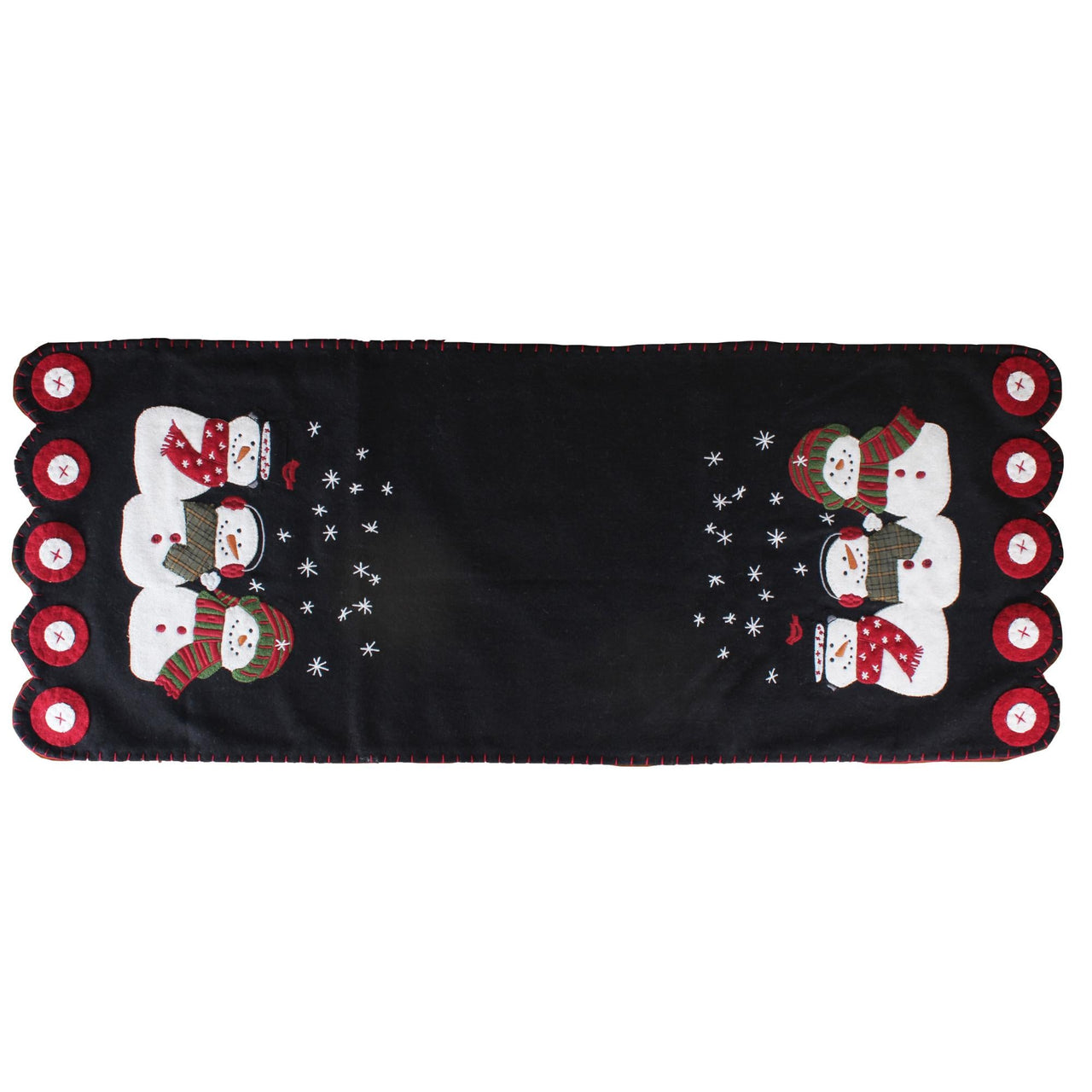 C Snow Friends Table Runner  - Interiors by Elizabeth
