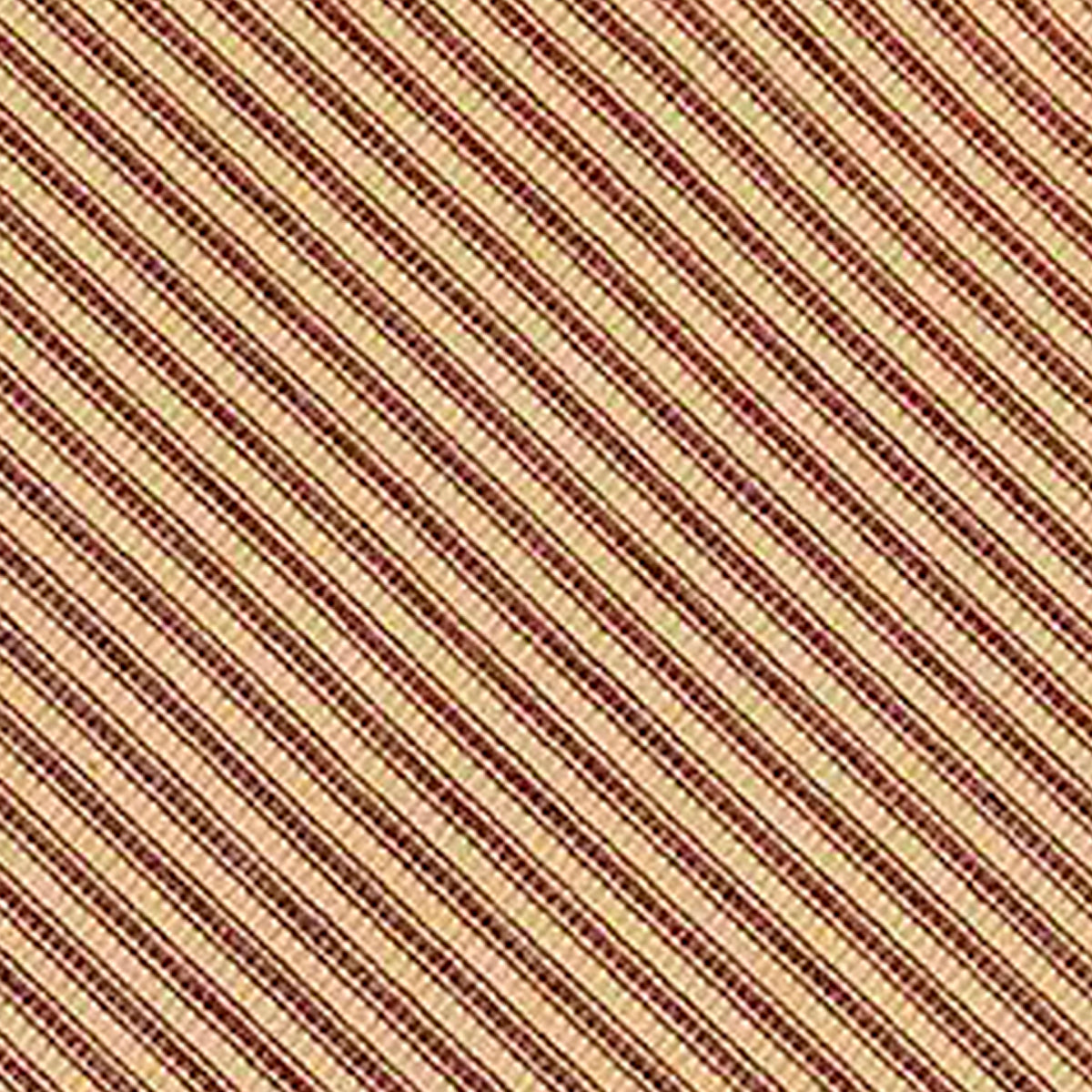 Barn Red Nutmeg York Ticking Table Runner TR880017