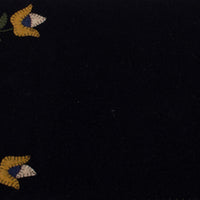 Black Flowering Vine Table Runner TRAR0201