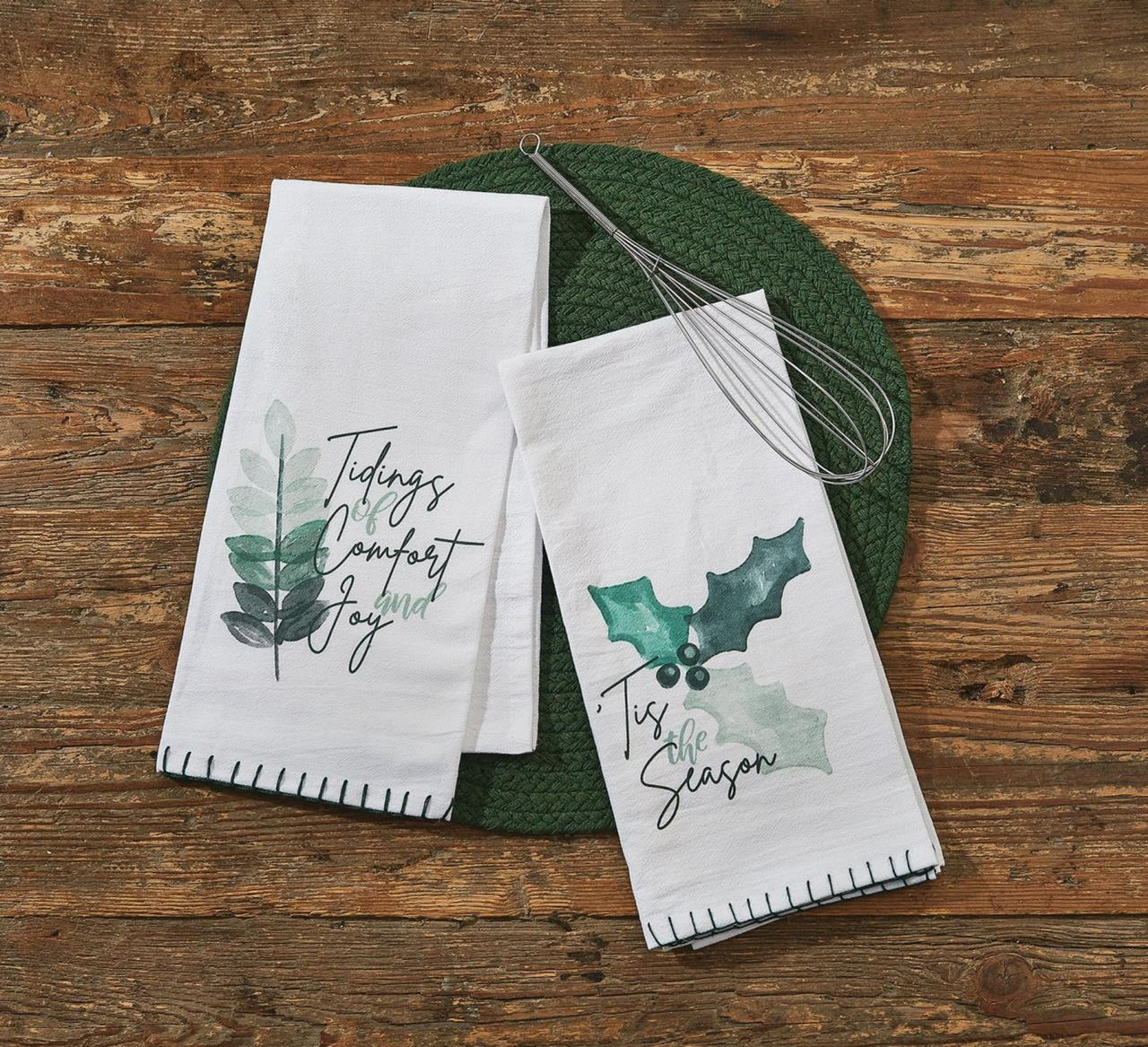 Tis The Season Dishtowel - Set of 2 Park Designs