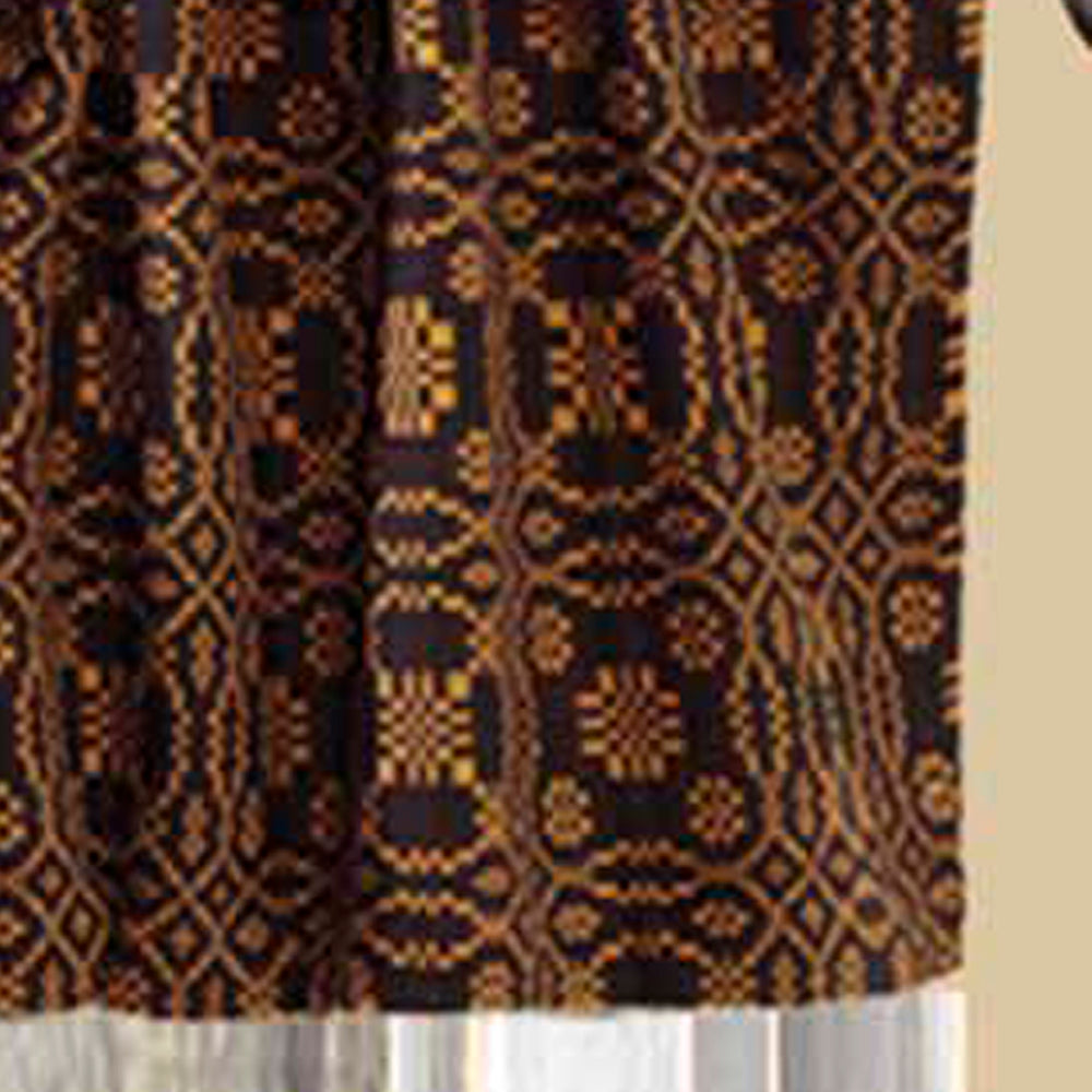 Black Mustard Lover?œ????ƒ?›??S Knot Jacquard Valance Lined VL130011
