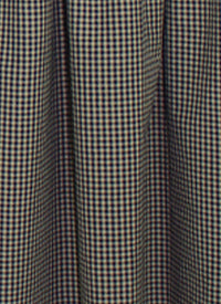 Newbury Gingham Old Crow Black - Oat Valance VL6700CR