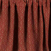 Barn Red Oat Philmont Jacquard Valance Lined VL850017