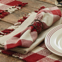 Wicklow Check Garnet Napkins - Set of 6 Park Designs - The Fox Decor