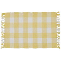 Wicklow Check Yellow Placemats - Set of 6 Park Designs - The Fox Decor