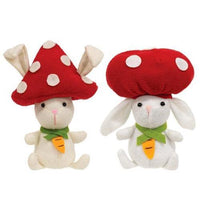 Mushroom Bunny 2 Asstd - The Fox Decor
