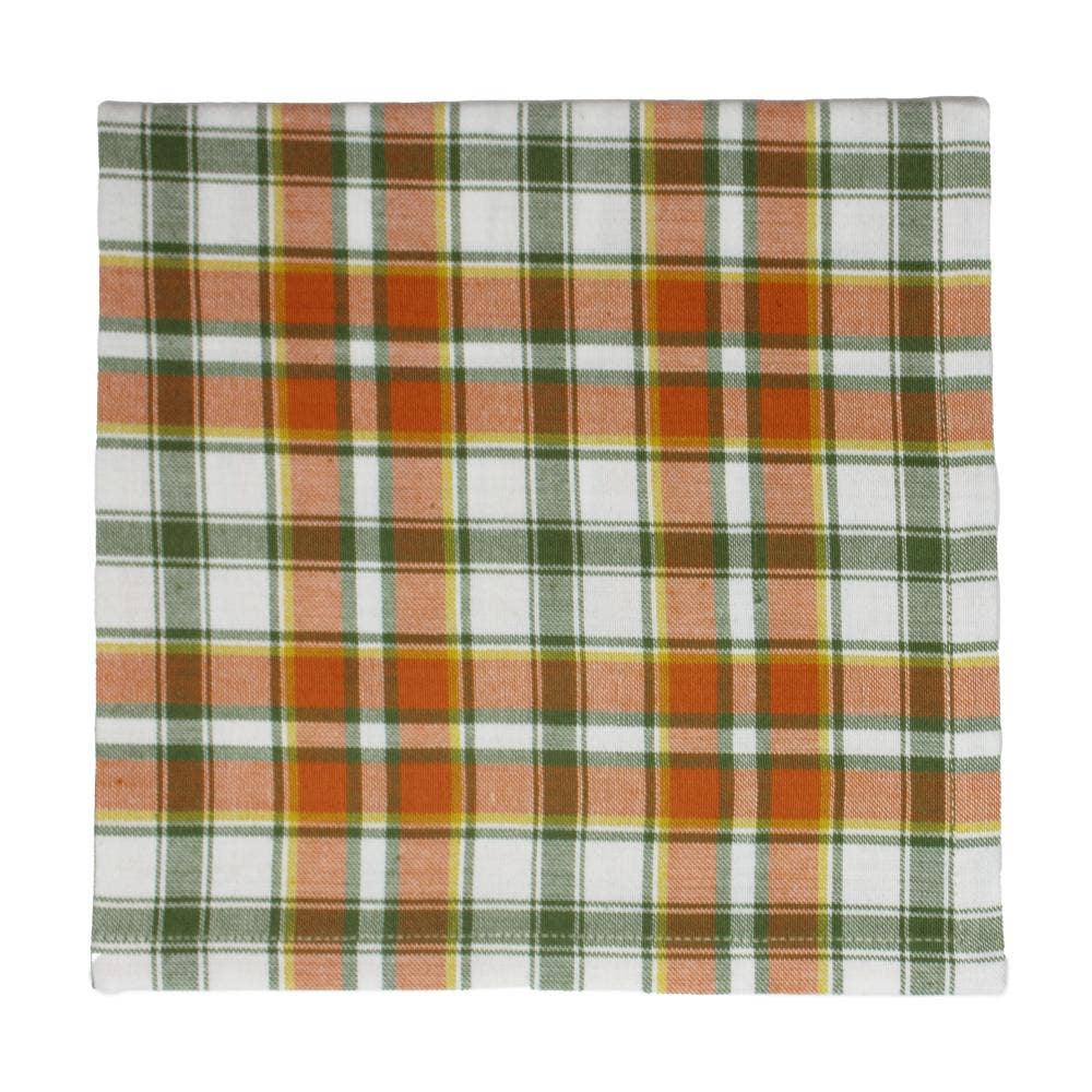 Fall Harvest Plaid Napkin  Set of 6 NK810009