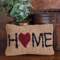 Home Hooked Pillow 8x12  Tan PL573518